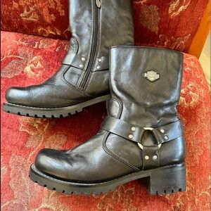 Vintage Womens Harley Davidson Riding Boots